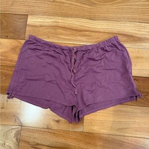 Purple Pajama Shorts